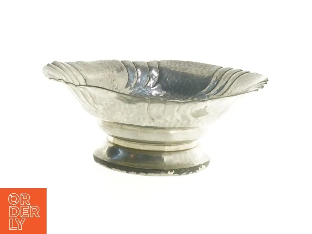 Billede 1 - Antik Tin fad (str. 16 x 6 cm)