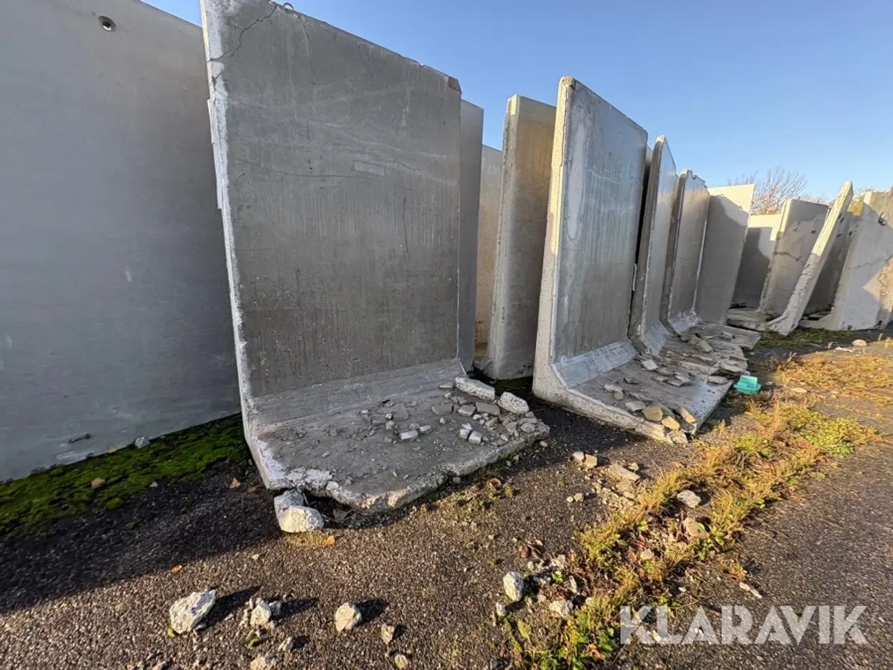 Billede 11 - Beton skillevægge fra kornlager anslået 81 styk.