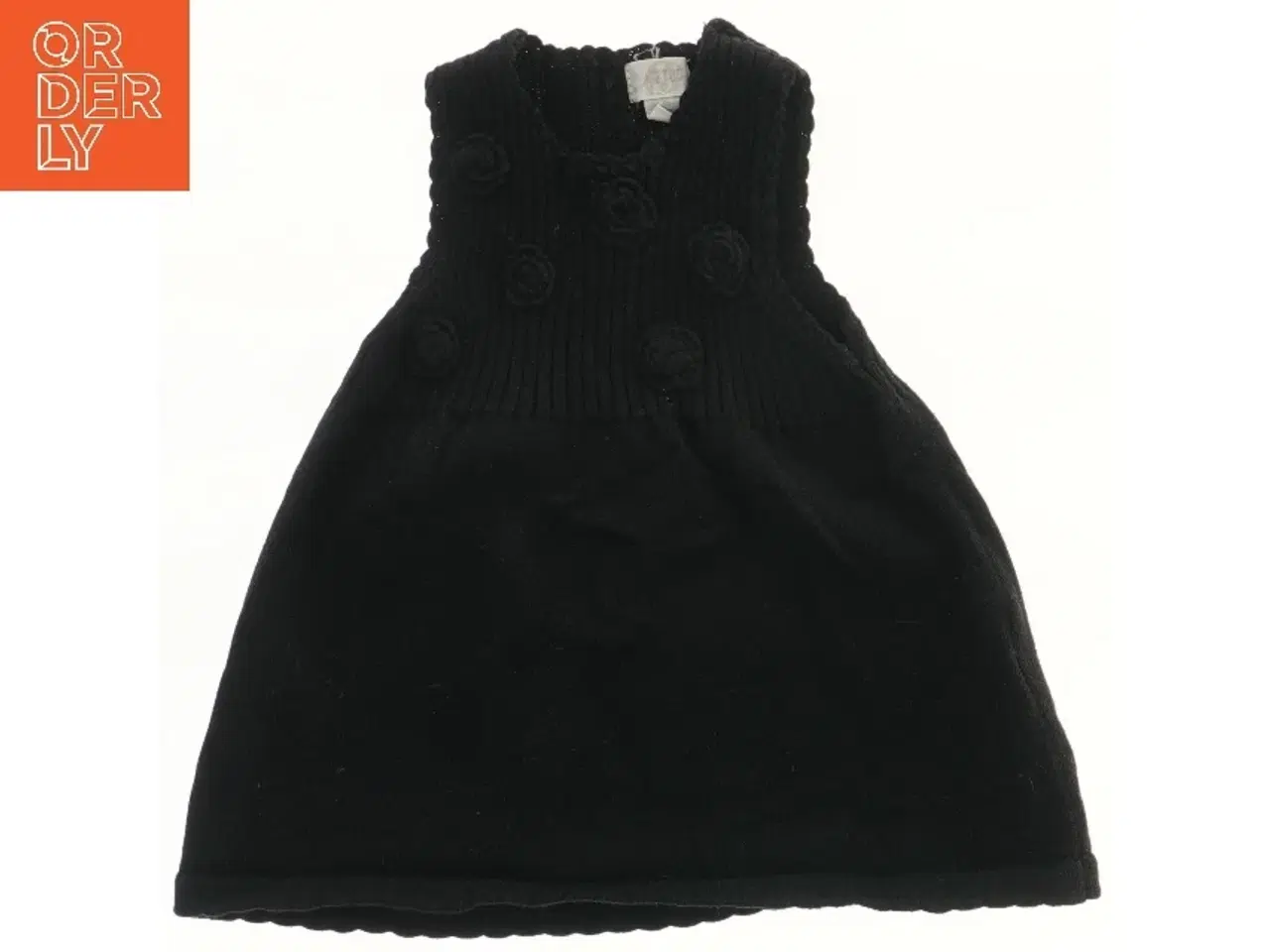 Billede 1 - Sort kjole med rosemønster fra Me Too (str. 68)