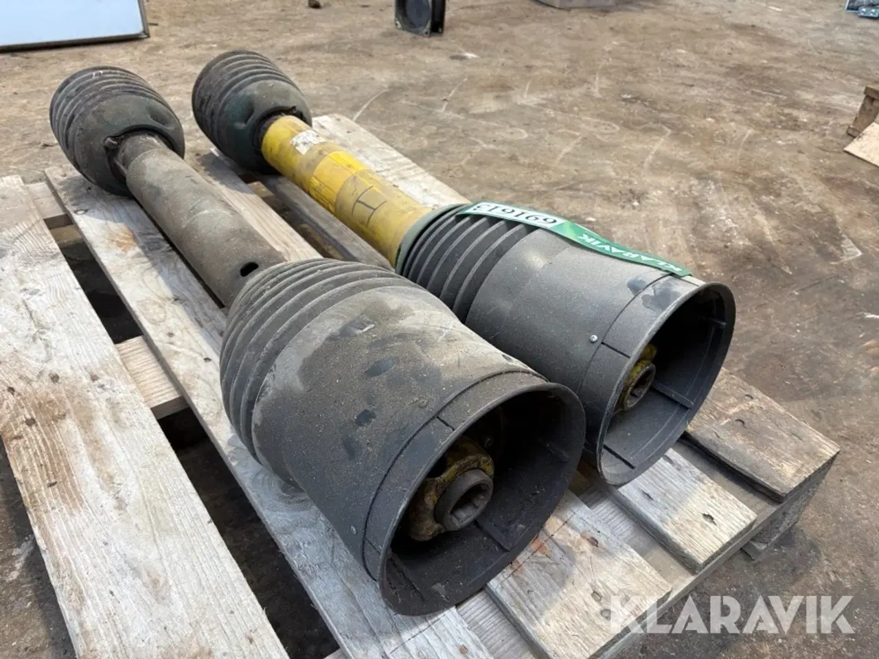 Billede 3 - PTO aksler Walterscheid PGH20 1604 til Kongskilde skårlægger højre og venstre side