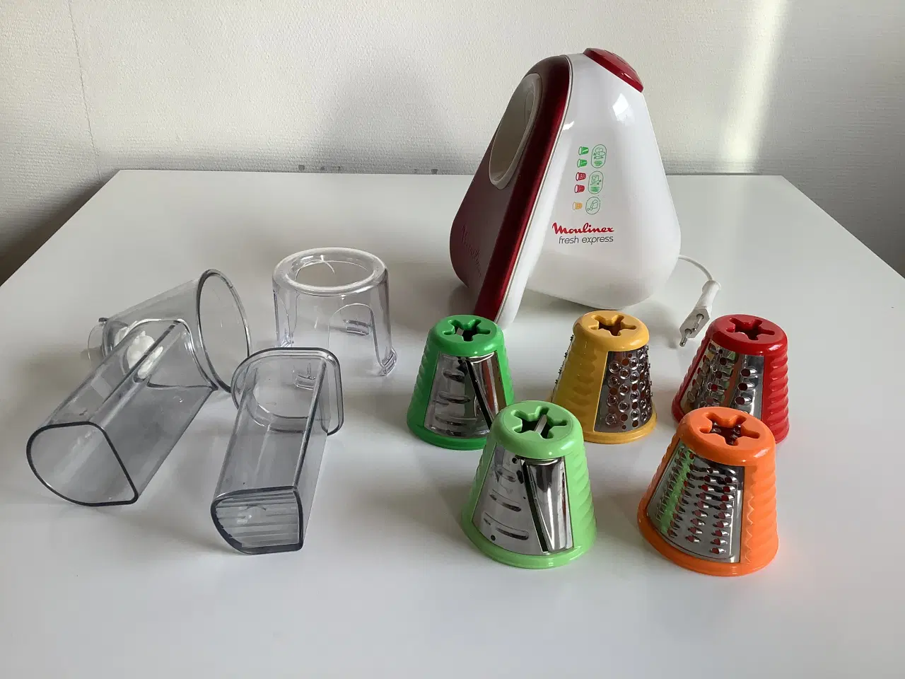 Billede 2 - Moulinex grøntsagssnitter med 5 snitter jern