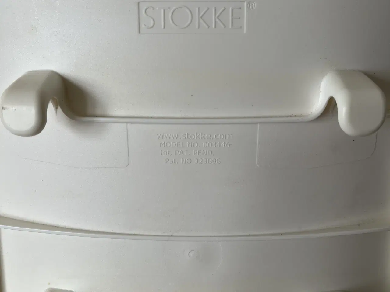 Billede 3 - Hvidt ryglæn til Stokke Trip Trap stol