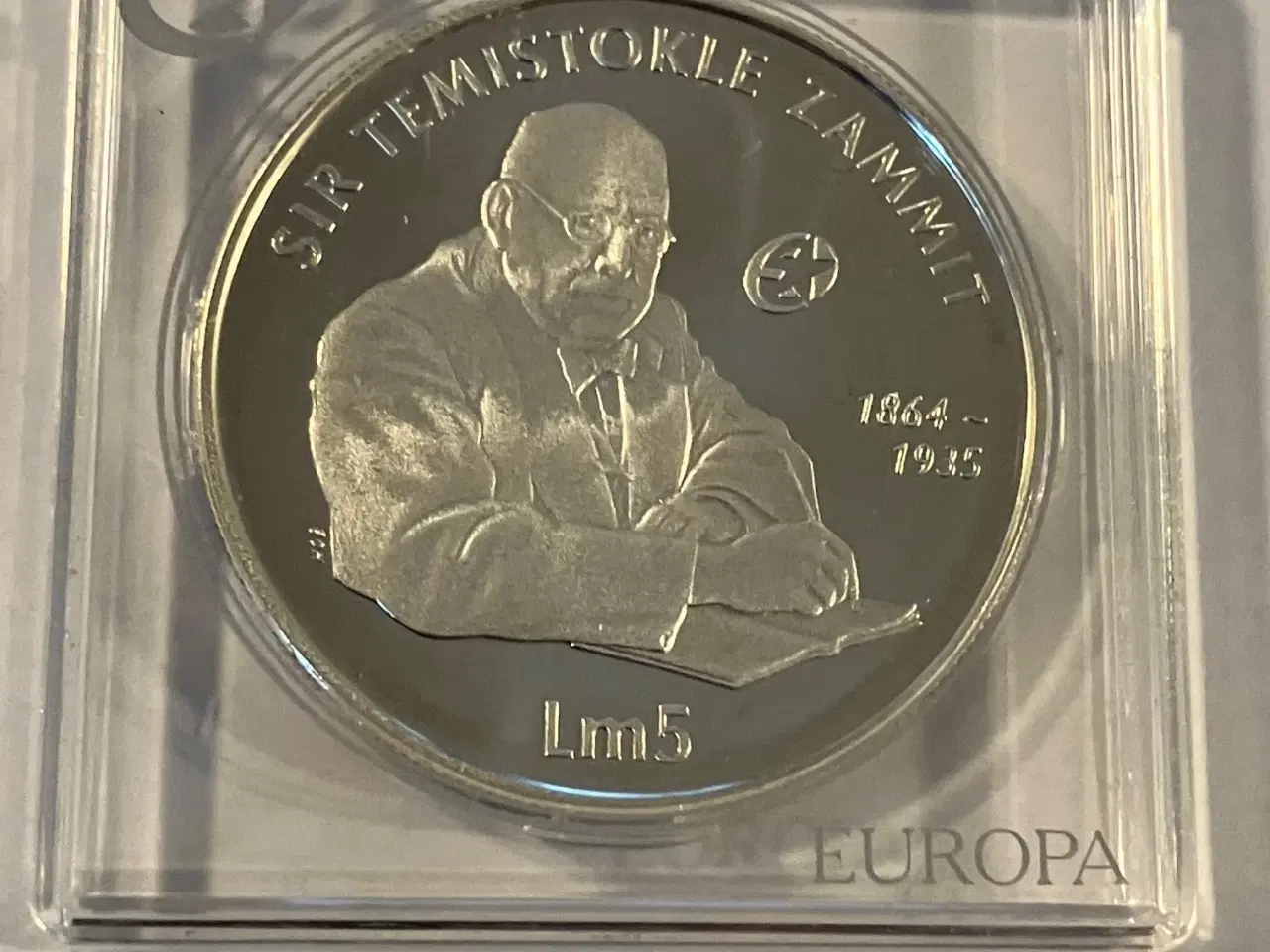 Billede 2 - 5 Liri Malta - Sir Temistokle Zammit - 2006