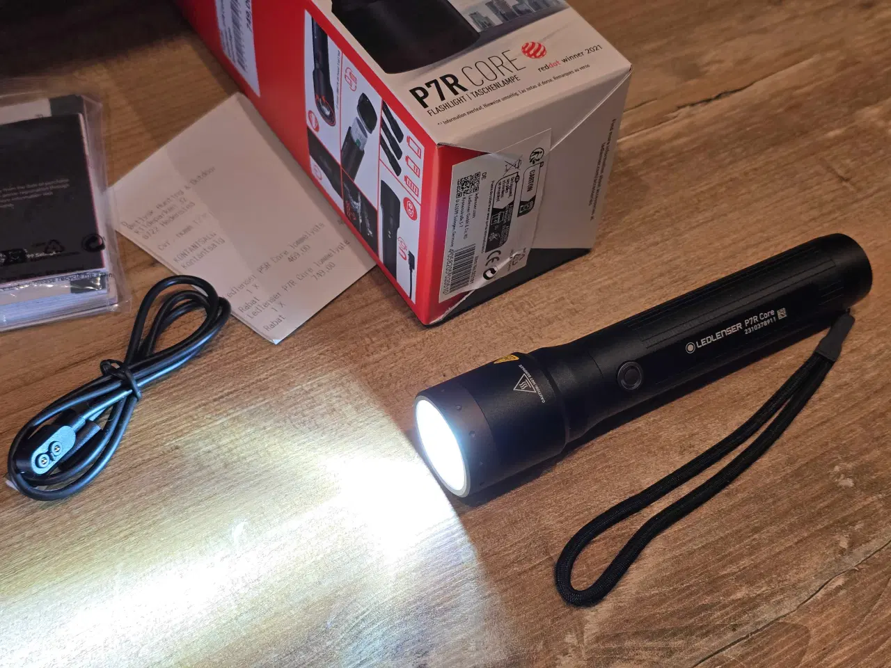 Billede 4 - Ledlenser P7R core genopladelig 