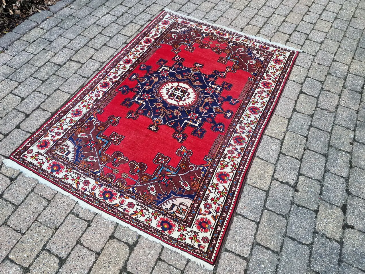 Billede 5 - Flot ægte persisk Hamadan tæppe.