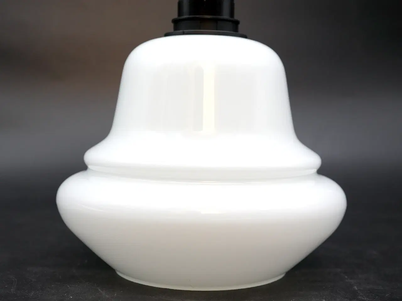 Billede 2 - Genbrug pendellampe med opal glasskærm 50–60’erne