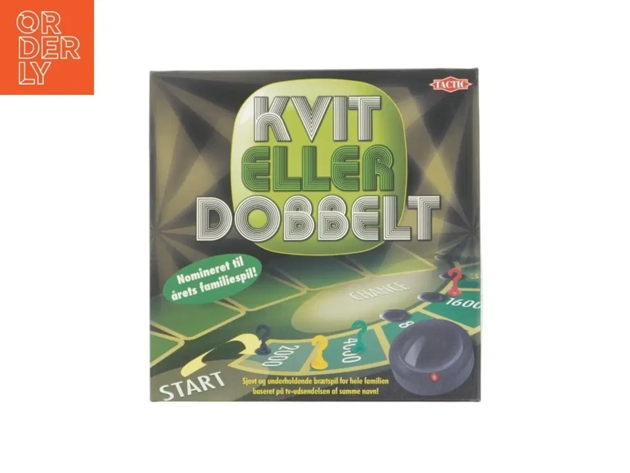 Billede 1 - Kvit eller Dobbelt brætspil fra Tactic (str. 25 x 25 x 6 cm)