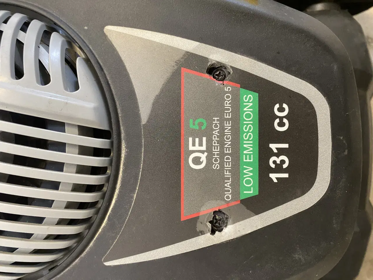 Billede 3 - Nyserviceret Scheppach plæneklipper med opsamler