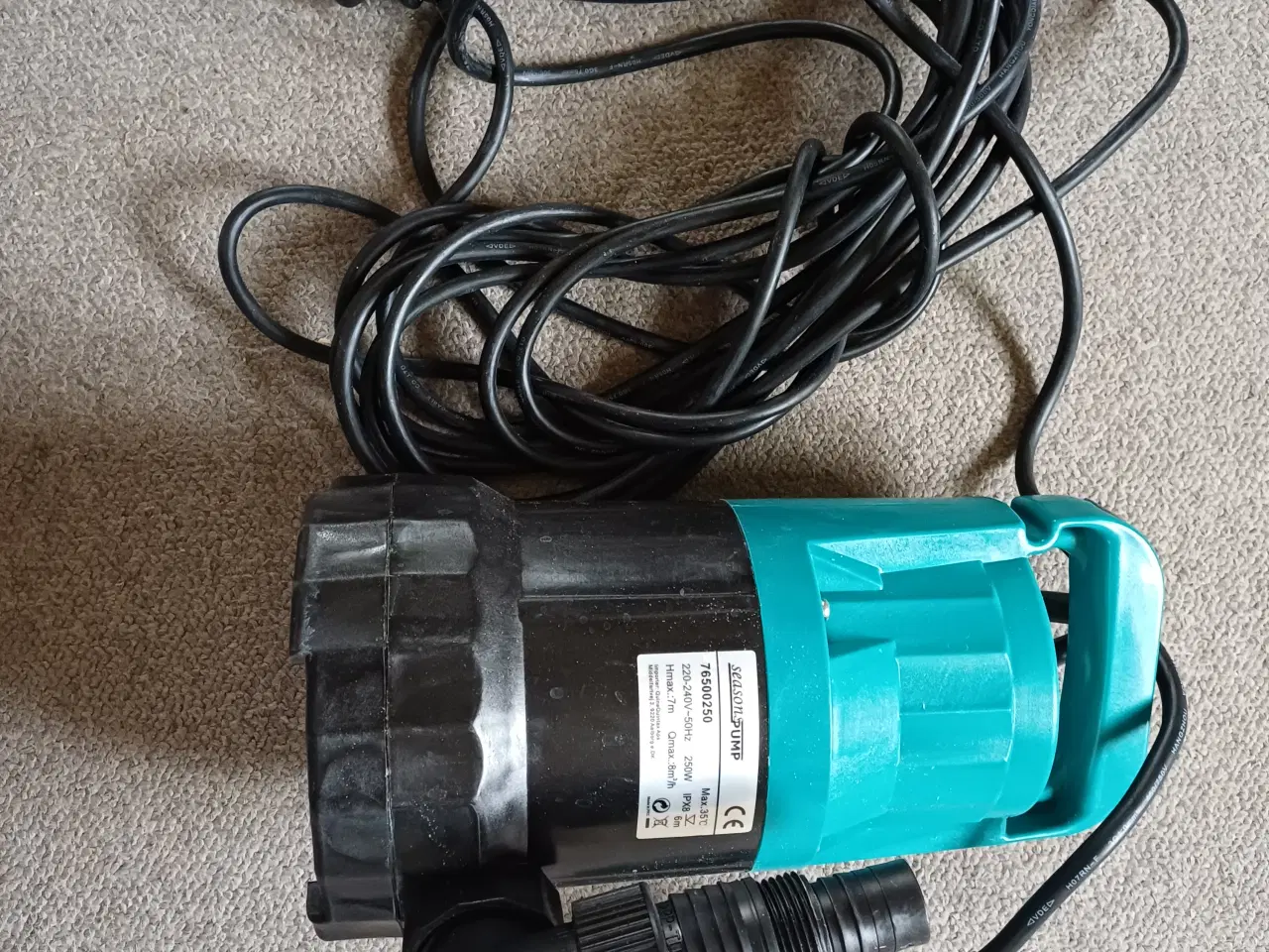Billede 1 - Dykpumpe, kun brugt 1 gang 