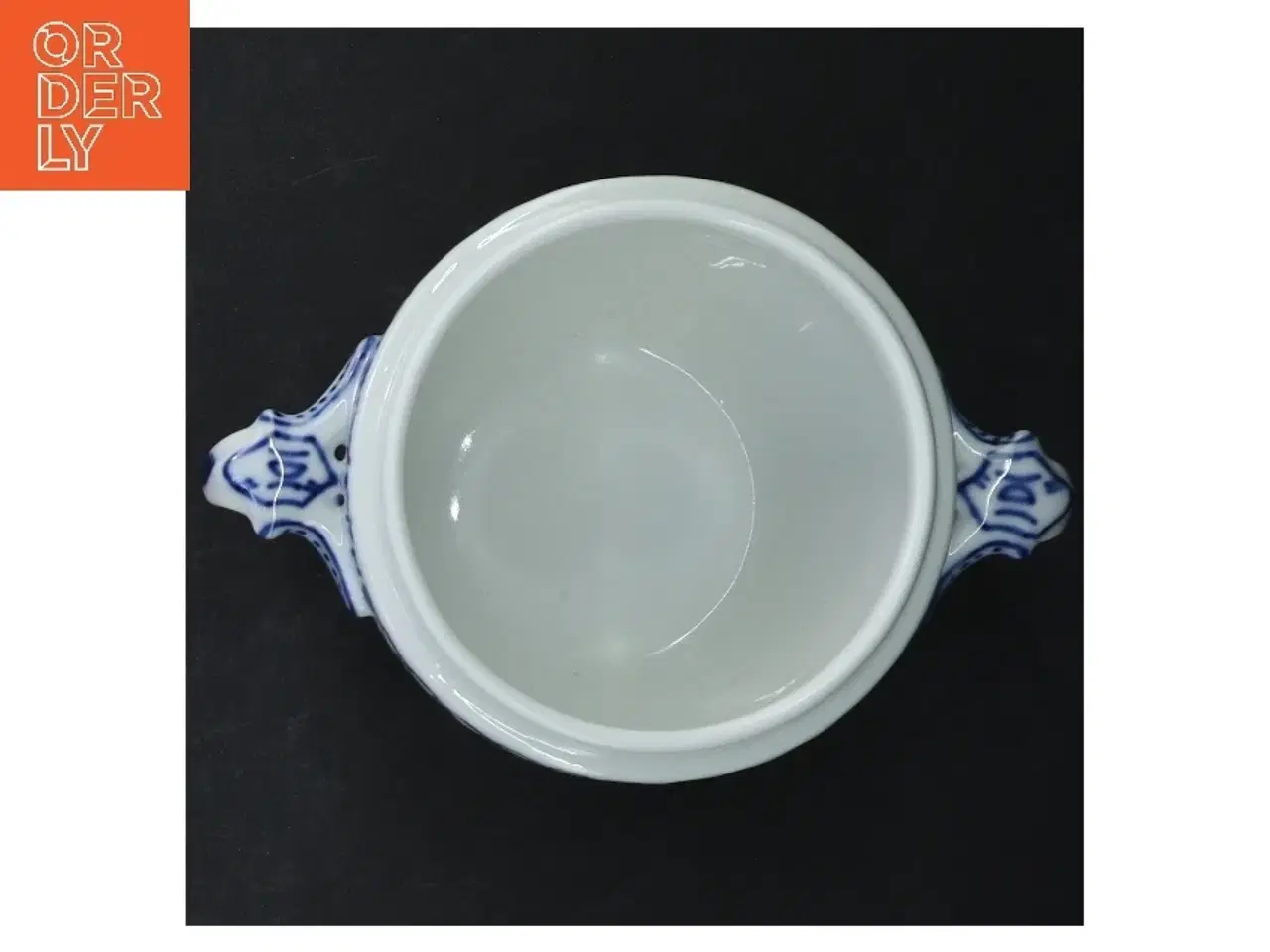 Billede 4 - Blåt musselmalet terrin fra Royal Copenhagen (str. Ø 9 cm)