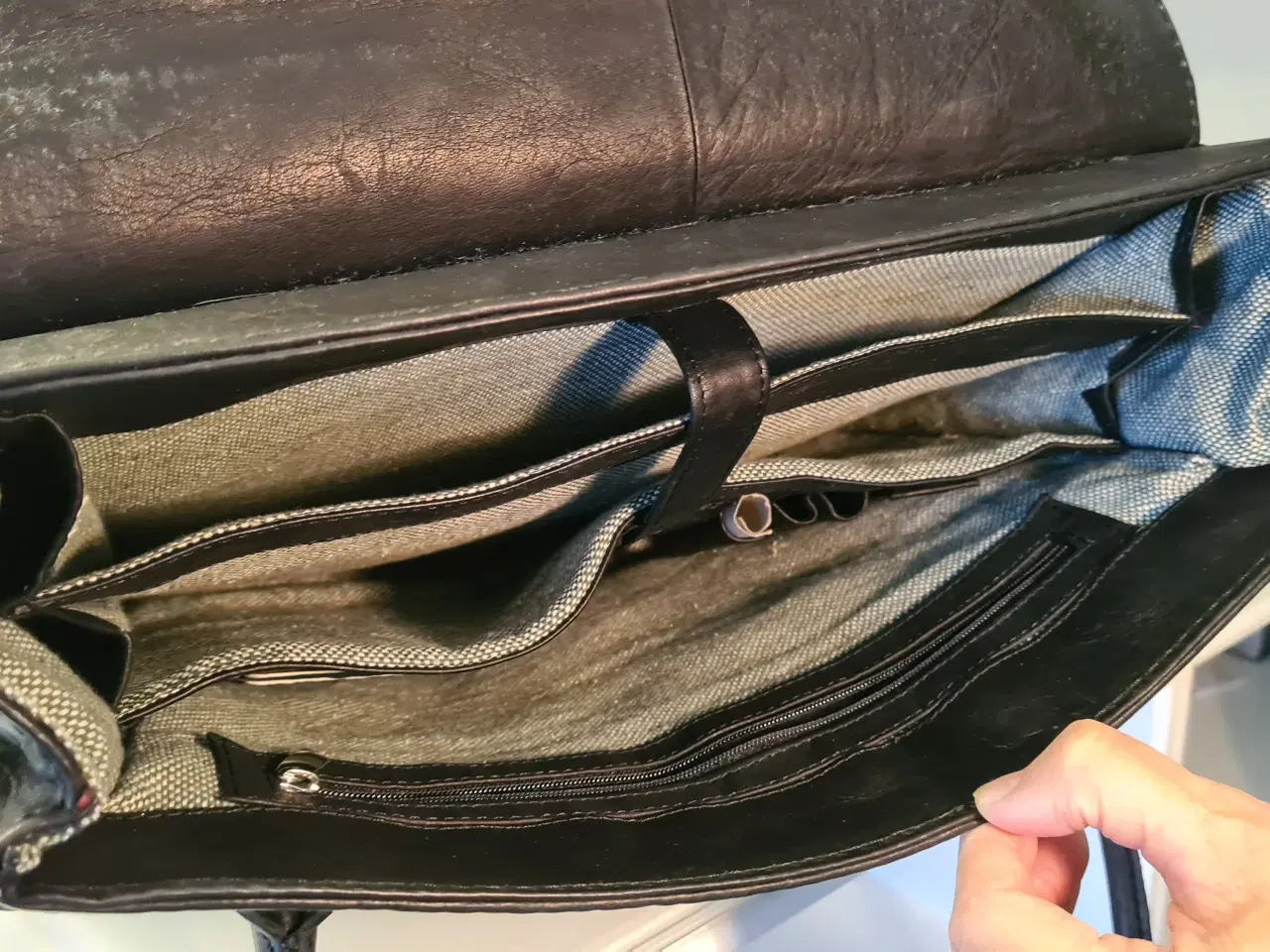 Billede 8 - Belsac lædertaske, sort