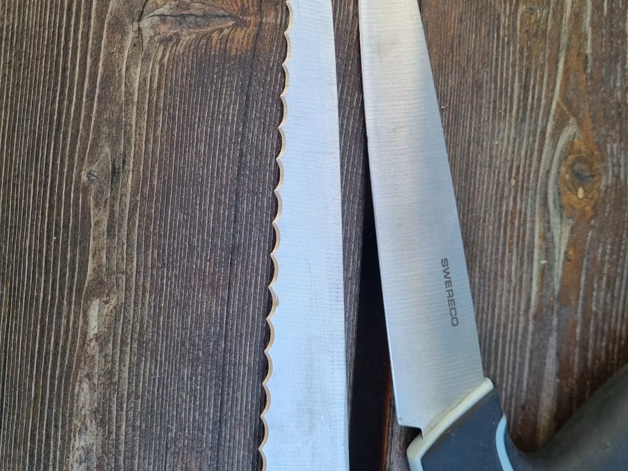 Billede 3 - Køkkenkniv og brødkniv, ergonomisk, Swereco.