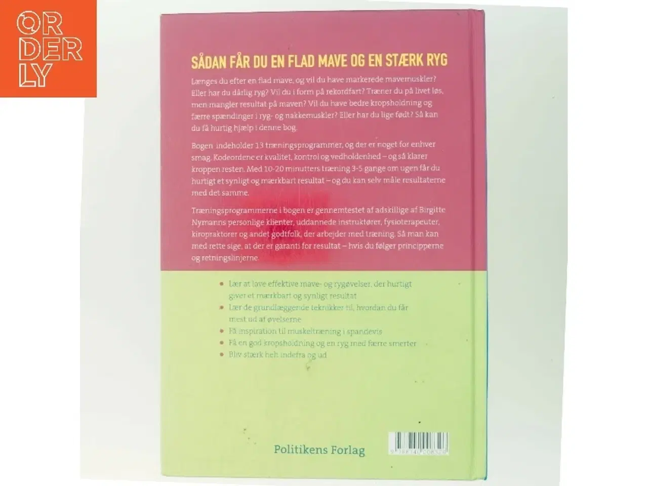 Billede 3 - Træn dig til flad mave & stærk ryg af Birgitte Nymann (Bog)