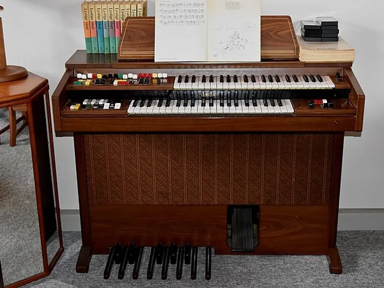 Billede 2 - Yamaha elorgel Electone B-405 med pedal og bænk 