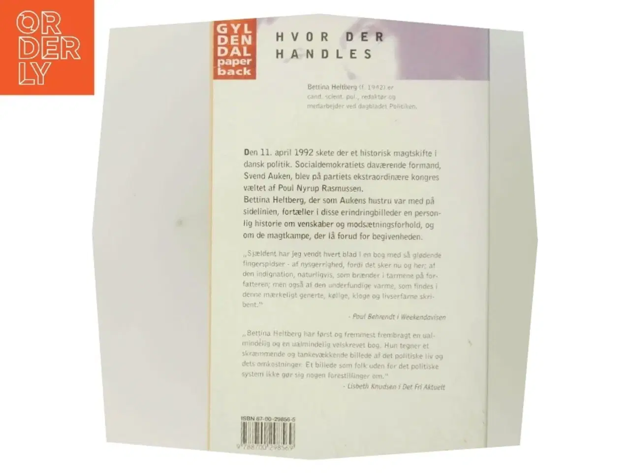 Billede 3 - Hvor der handles : erindringsbilleder af Bettina Heltberg (Bog)