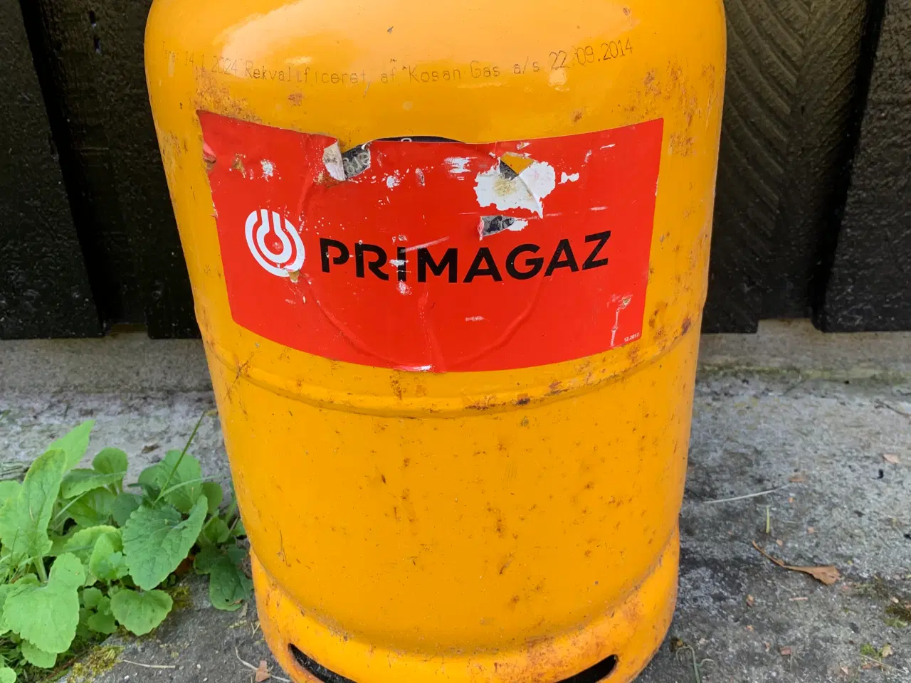 Billede 4 - Tomme stål-gasflaske, spar panten