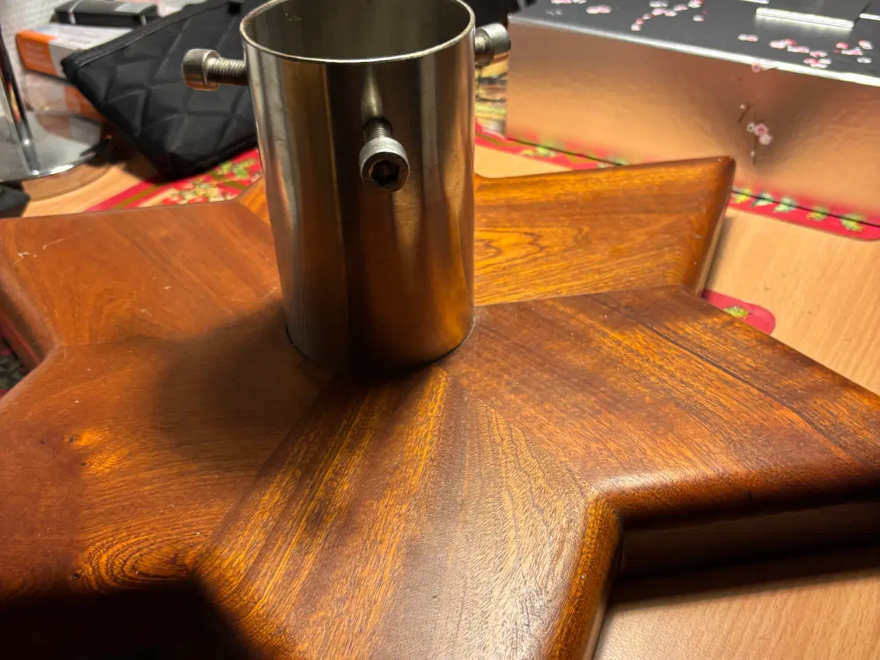 Billede 1 - GEORG JENSEN ,JULETRÆSFOD TEAKTRÆ