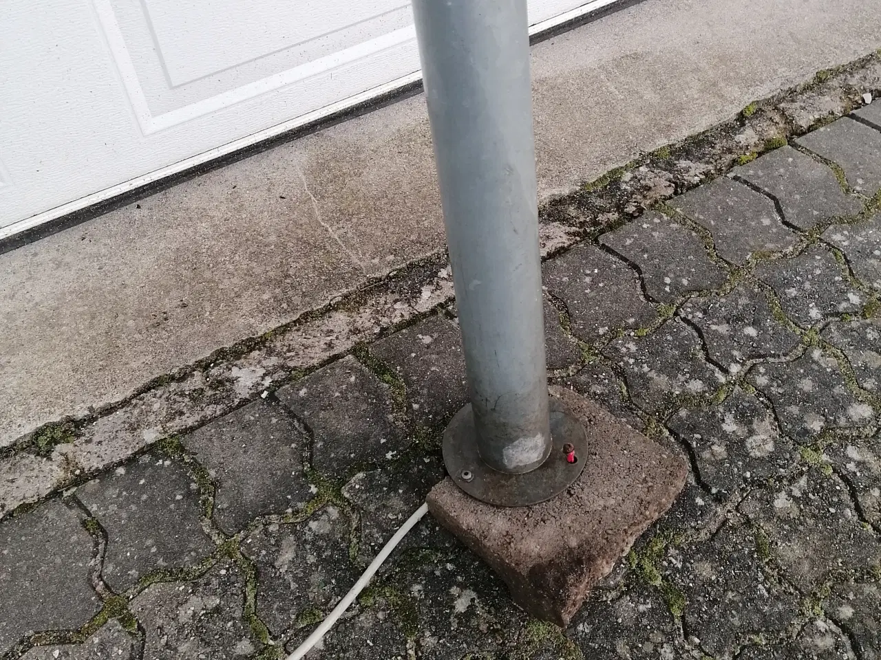 Billede 3 - Høj Nordlux Havelampe Vejers 220 cm. Galv. 