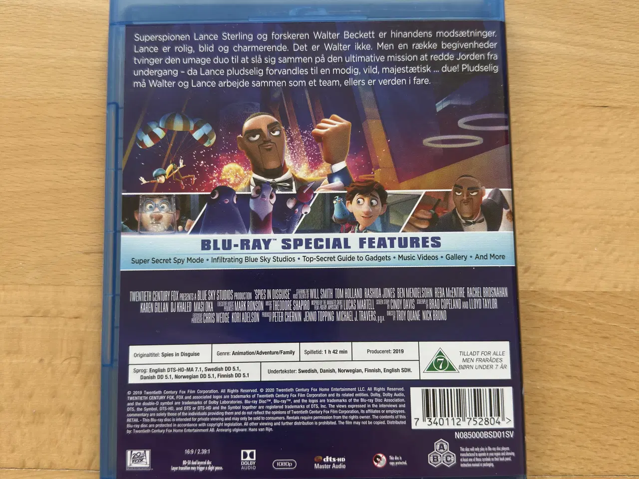 Billede 2 - Spioner på Missioner blu ray DK