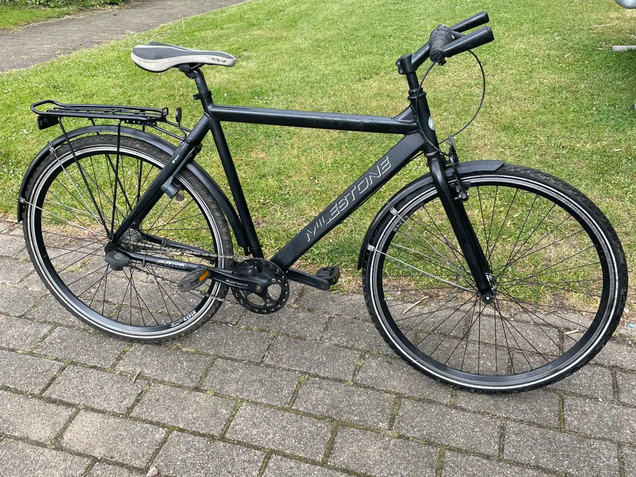 Billede 2 - herrecykel  Milestone  28,tommer ,7 gear,