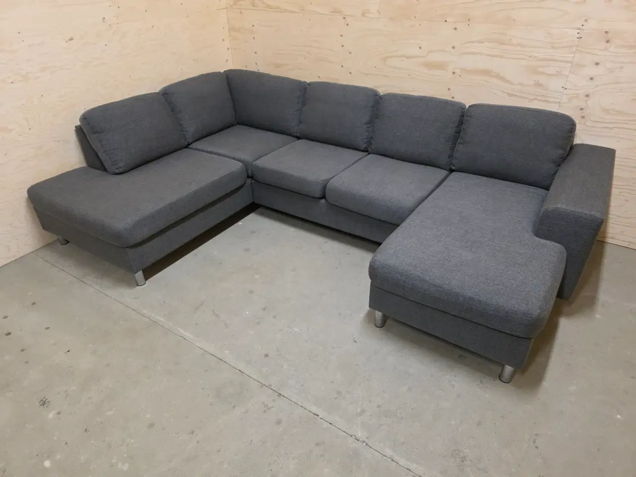 Billede 3 - Daells-Bolighus U-sofa m/ Chaiselong – God Stand