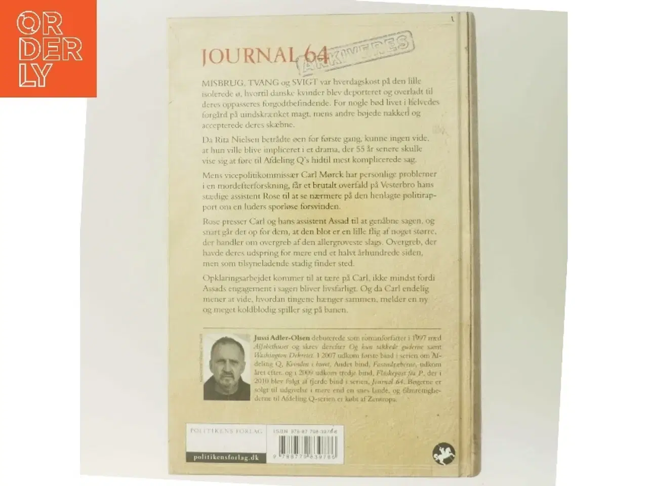 Billede 3 - Journal 64 : krimithriller af Jussi Adler-Olsen (Bog)