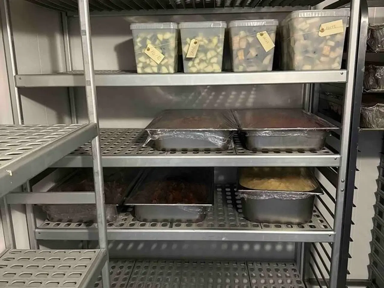 Billede 1 - 5 stk. køkken reoler DANKOK PROFF