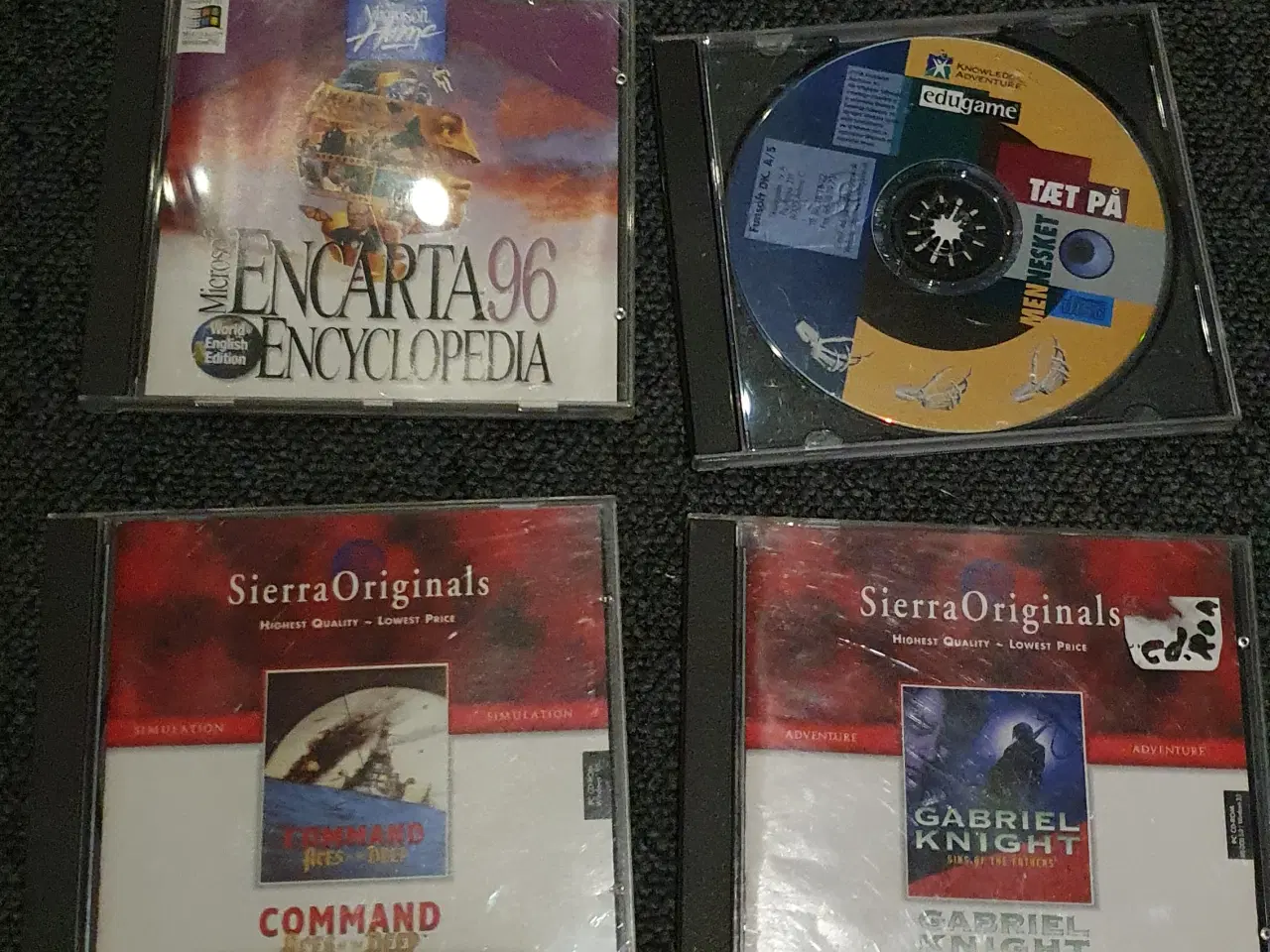 Billede 2 - Retro vintage Ældre  pc spil,  9 stk 360kr 
