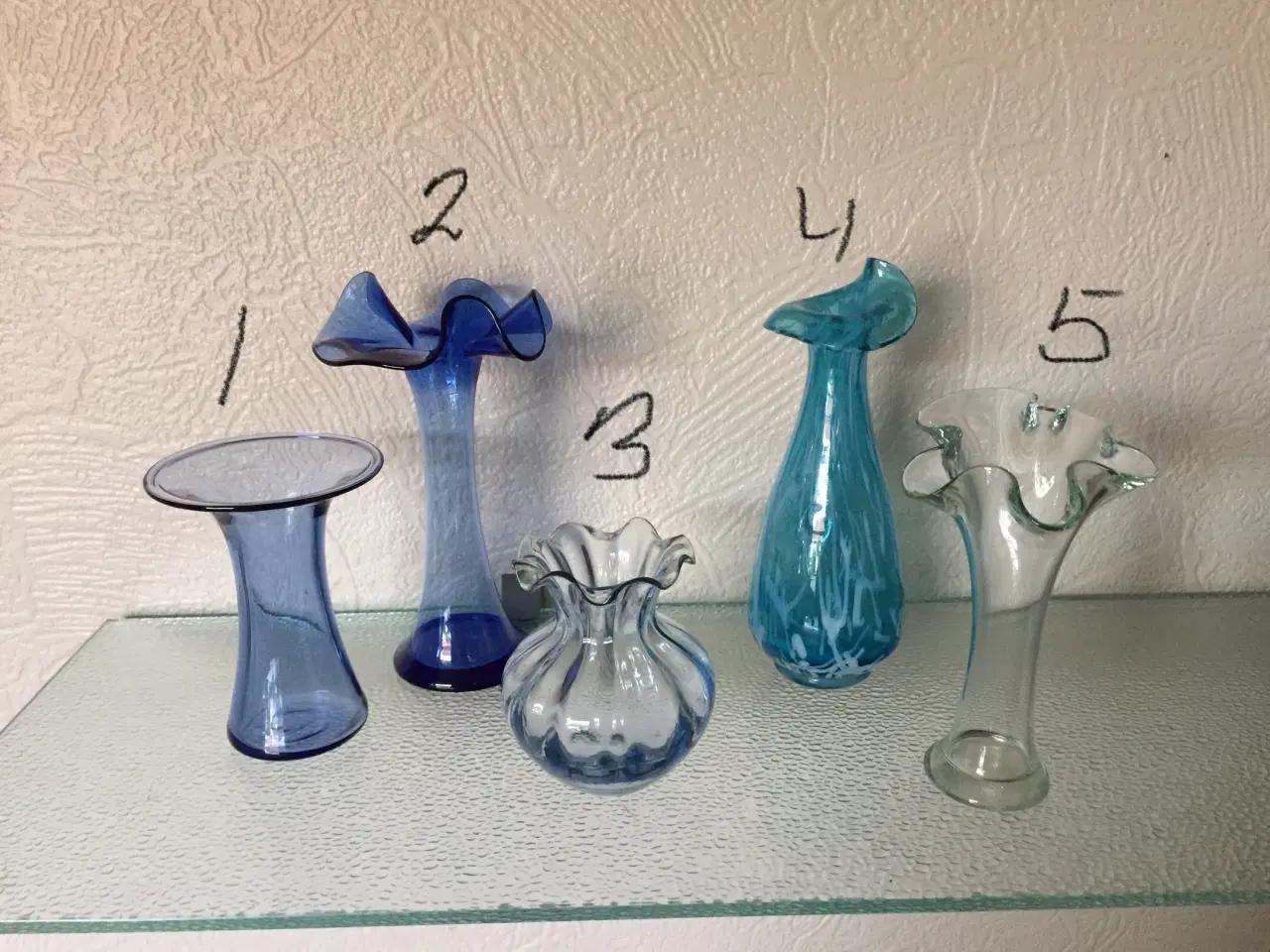 Billede 1 - Små glasvaser