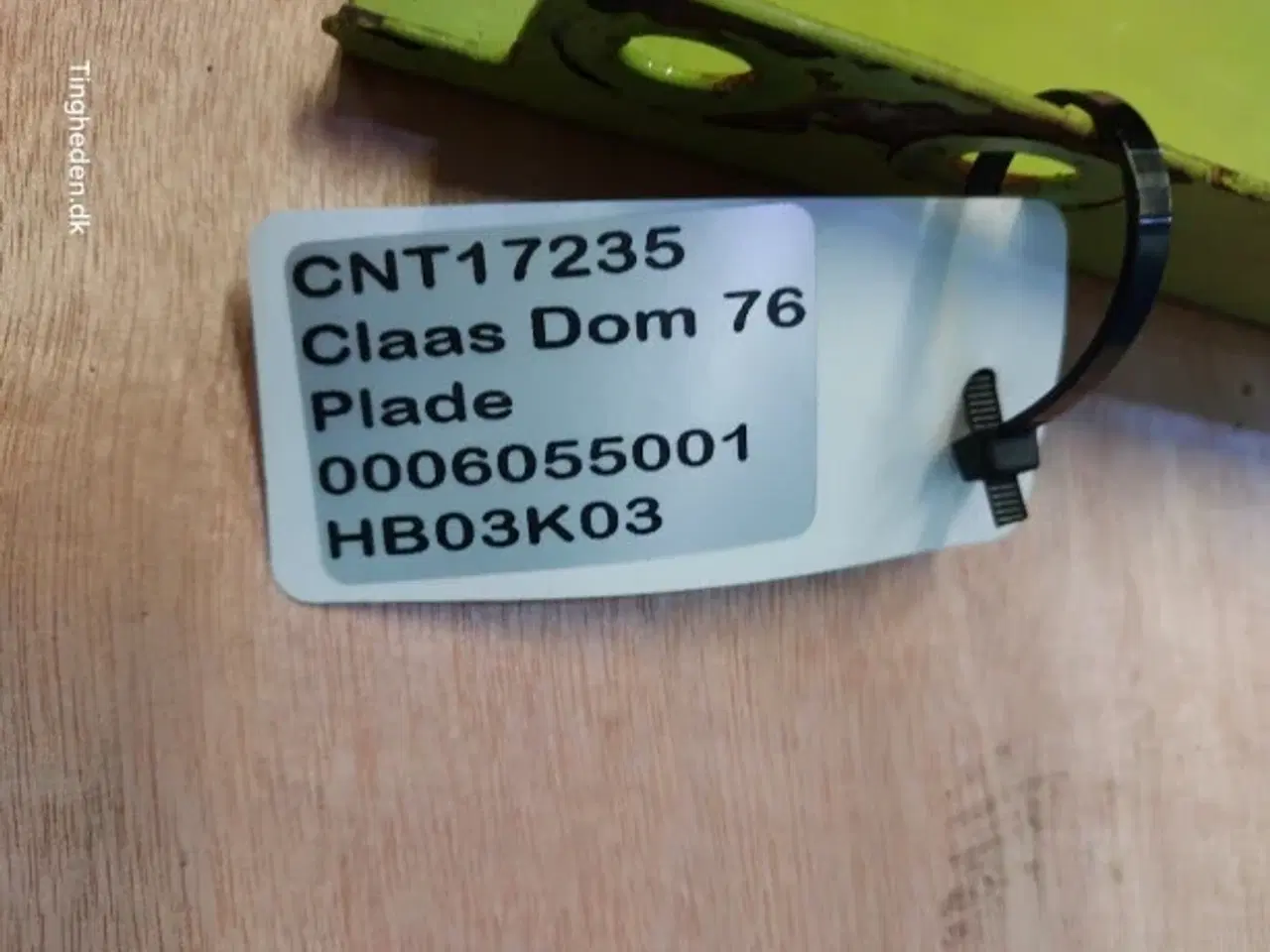 Billede 10 - Claas Dominator 76 Plade 0006055001