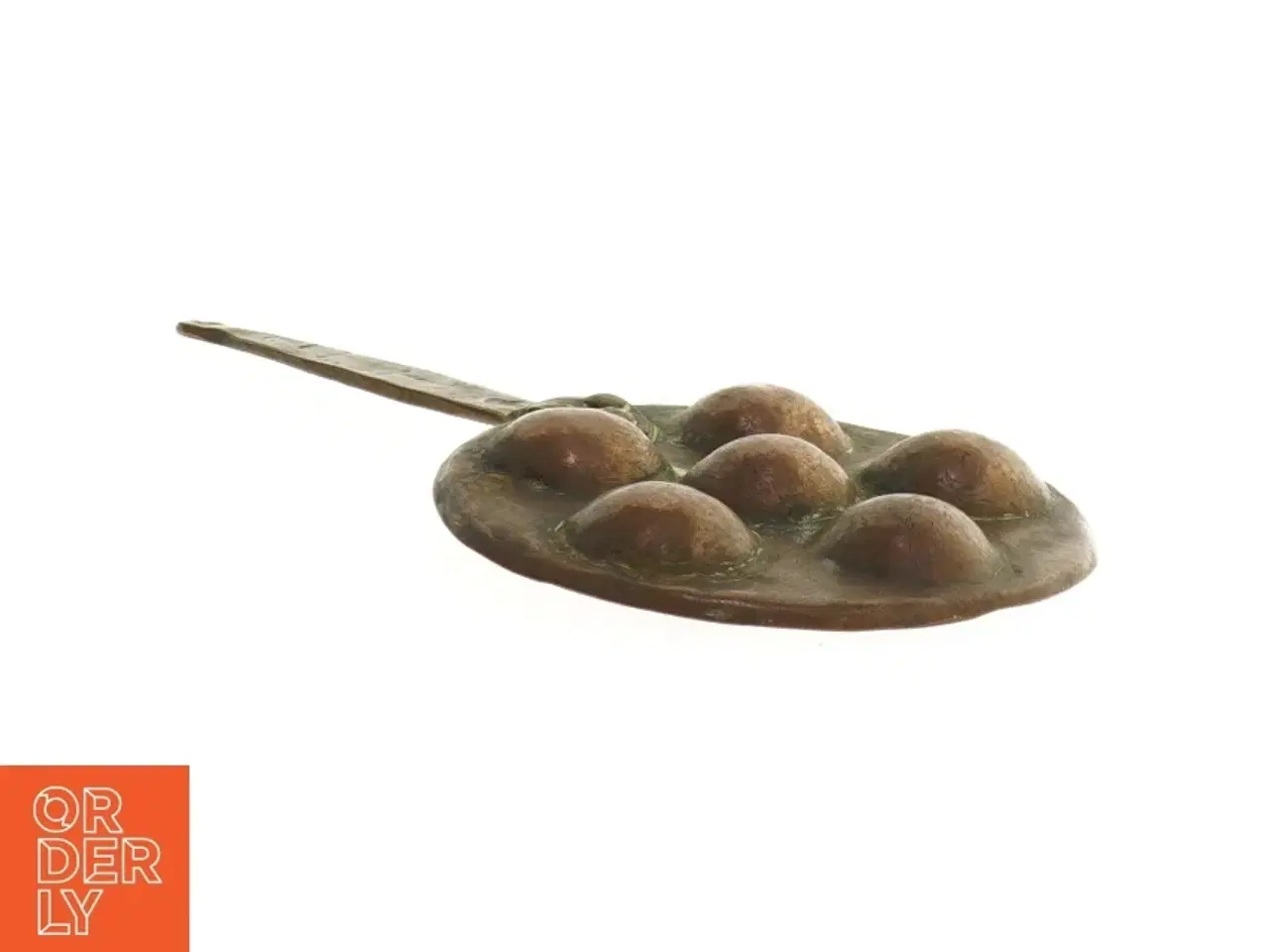 Billede 2 - Gammel kobber æbleskivepande (str. Ø 11 cm)