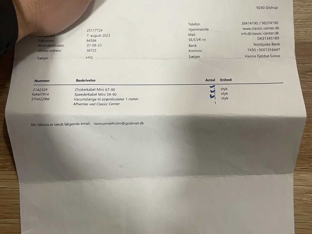 Billede 1 - Fin Morris Mascot 