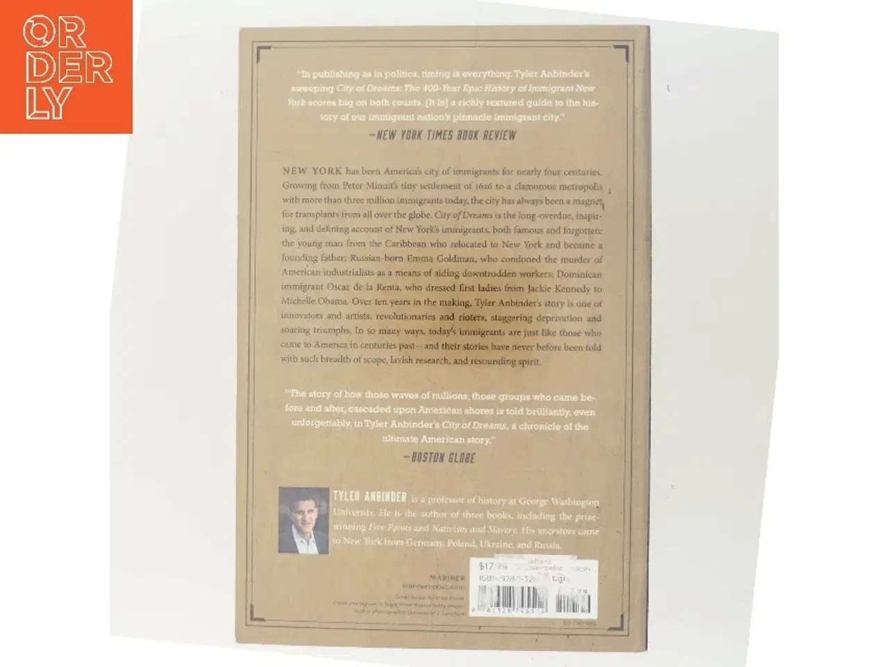 Billede 3 - City of dreams : the 400-year epic history of immigrant New York af Tyler Anbinder (Bog)