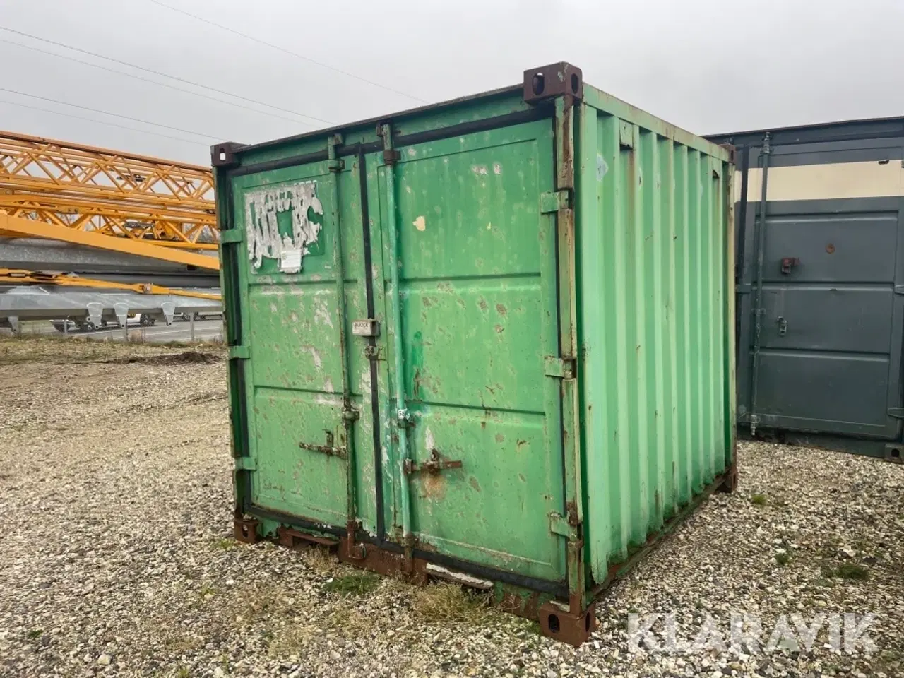 Billede 1 - Container med fyranlæg 6 fod