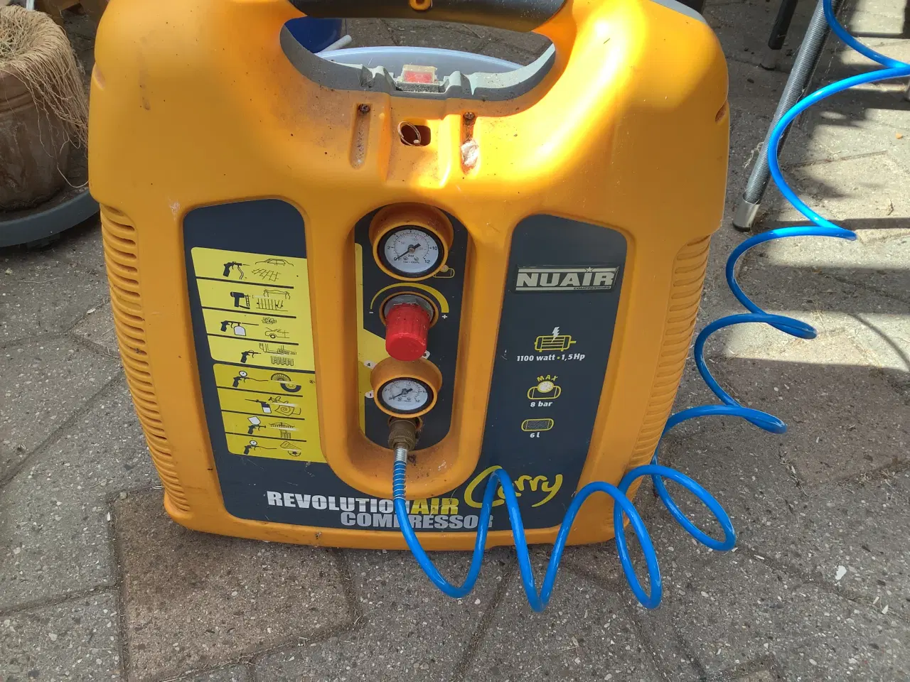 Billede 3 - Bærbar kompressor 6 liters