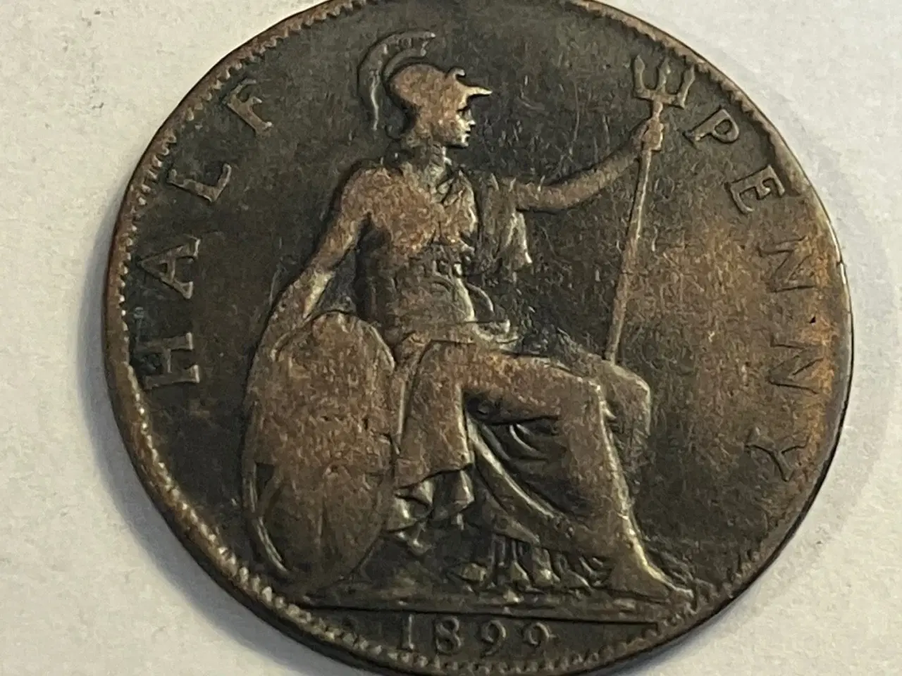 Billede 1 - Half Penny 1899 England