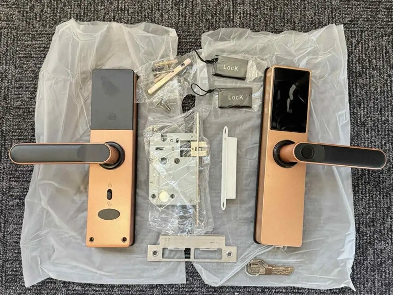 Billede 2 - Smart Lock Entrivo HR05 Rosegold