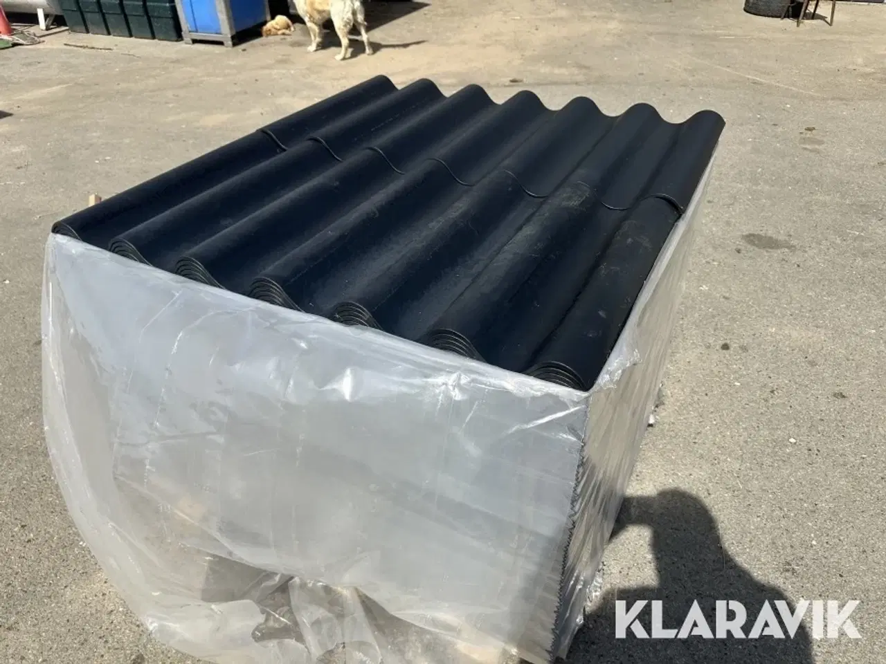 Billede 2 - Bølgeplade 150 styk Euronit 702 FK Sort