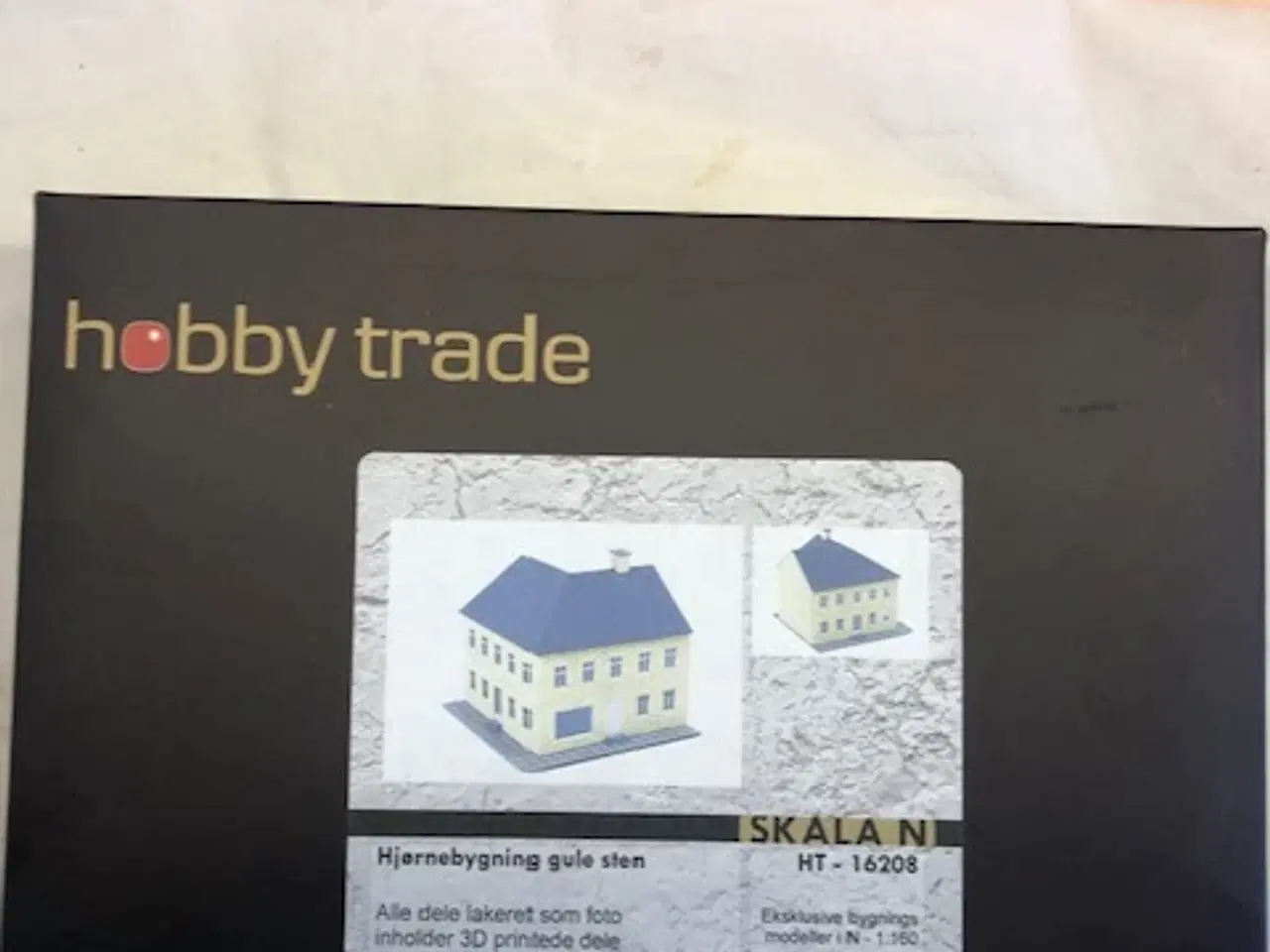 Billede 1 - Hobbytrade 16208 Hjørnebygning, gule sten, SPOR N