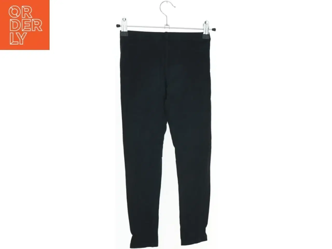 Billede 2 - Sorte leggings med slidser (str. 116)