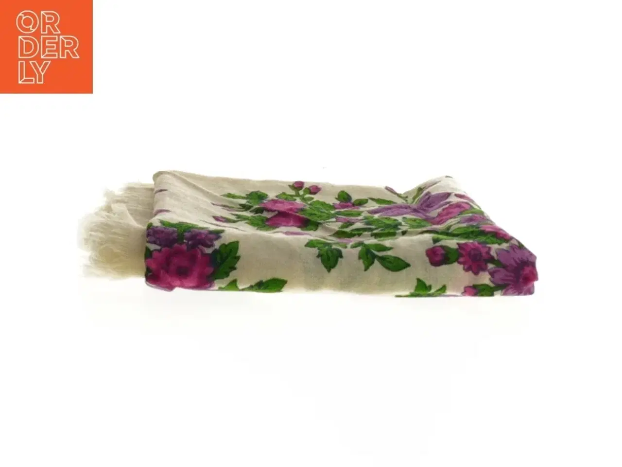 Billede 2 - Blomstret tørklæde