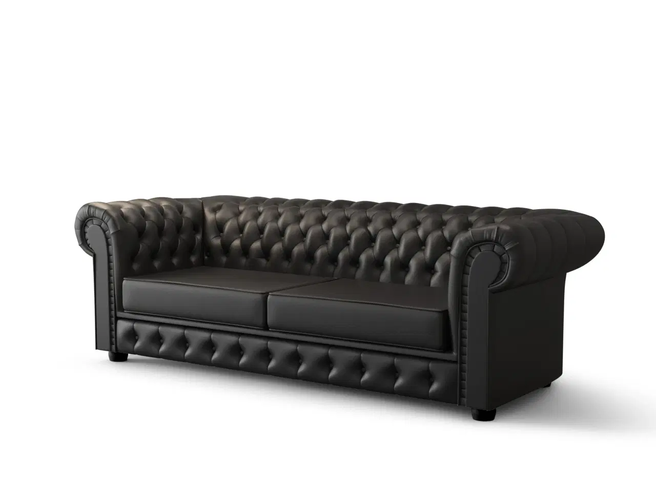 Billede 10 - MANCHESTER II ÆGTE LÆDER TO-PER. SOFA 188 CM