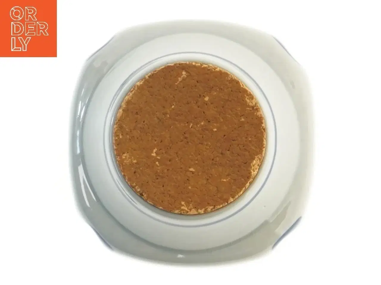 Billede 3 - Kakaokrukke med korklåg fra Søholm (str. Ø 7,5 cm længde 14,5 cm)