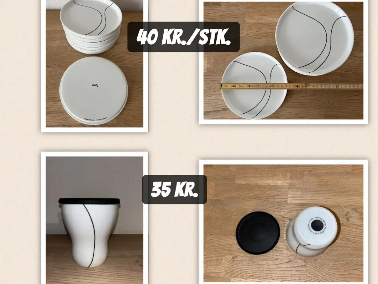 Billede 8 - MENU SORT KONTUR termokrus: 45 kr./stk.