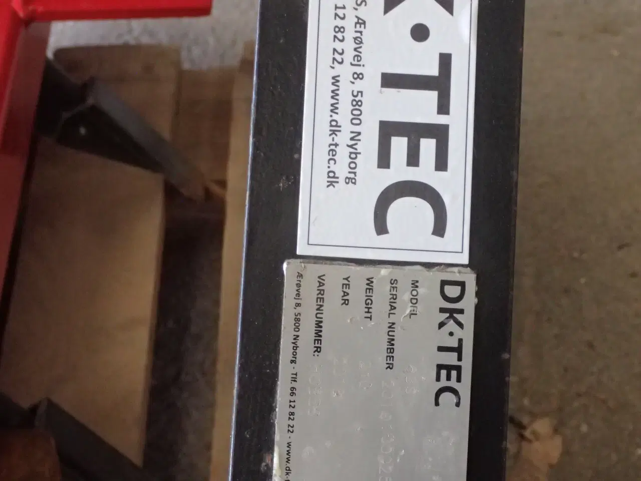 Billede 8 - Skrabeblad / Vejhøvl Scraber DK-TEC 180 cm.  
