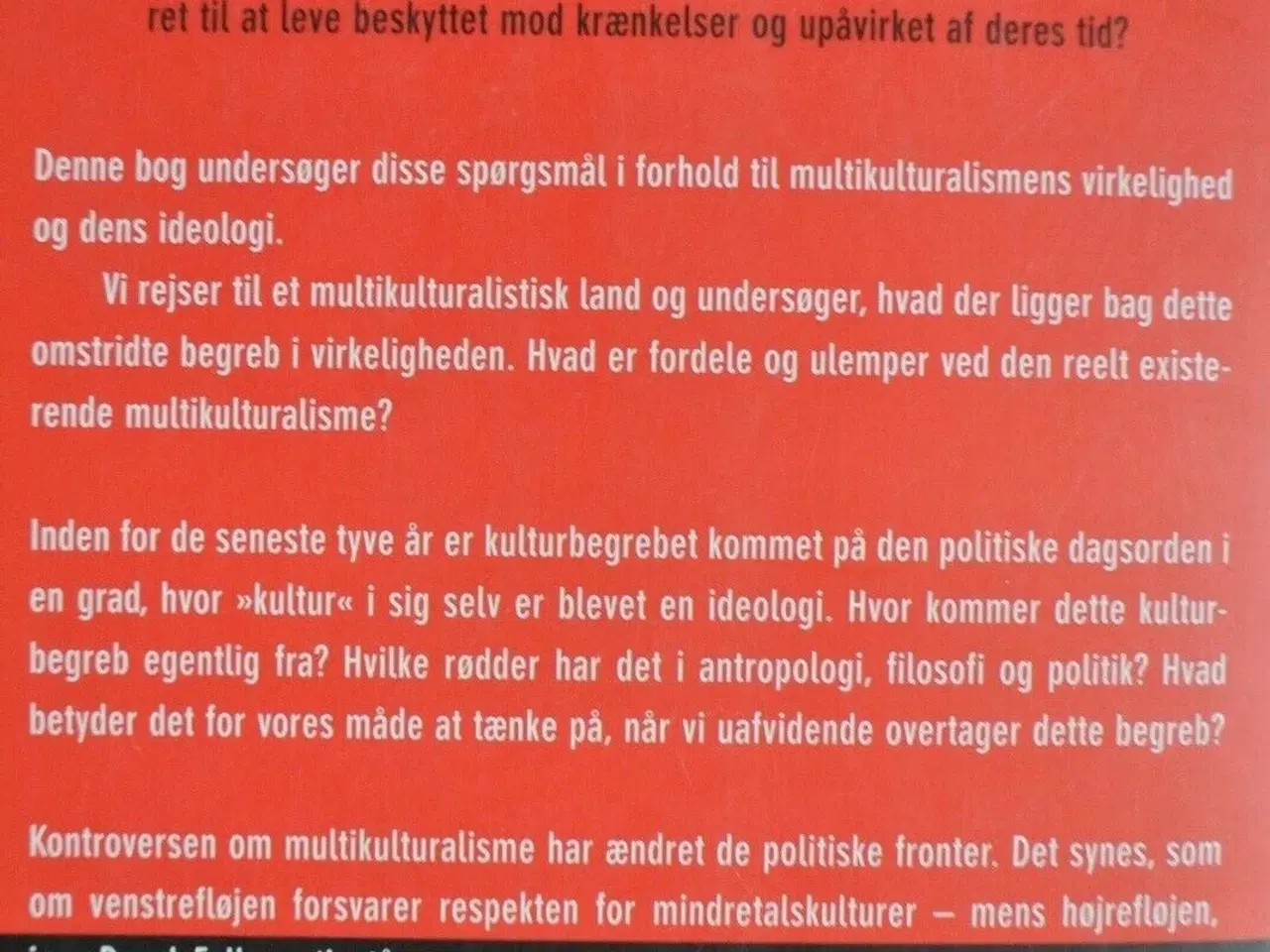 Billede 2 - adskillelsens politik - multikulturalismer - ideol