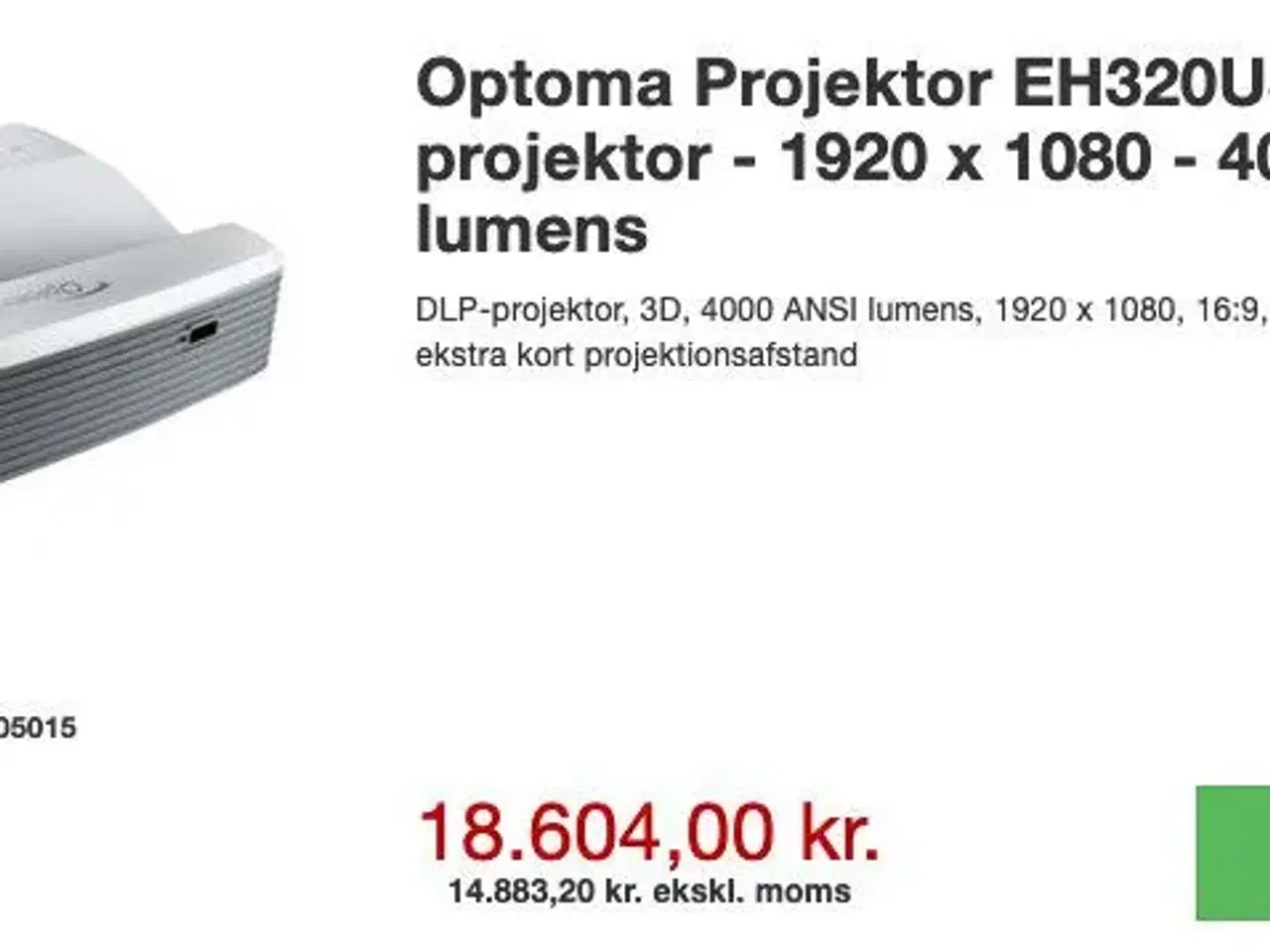 Billede 6 - Optoma EH320USTi