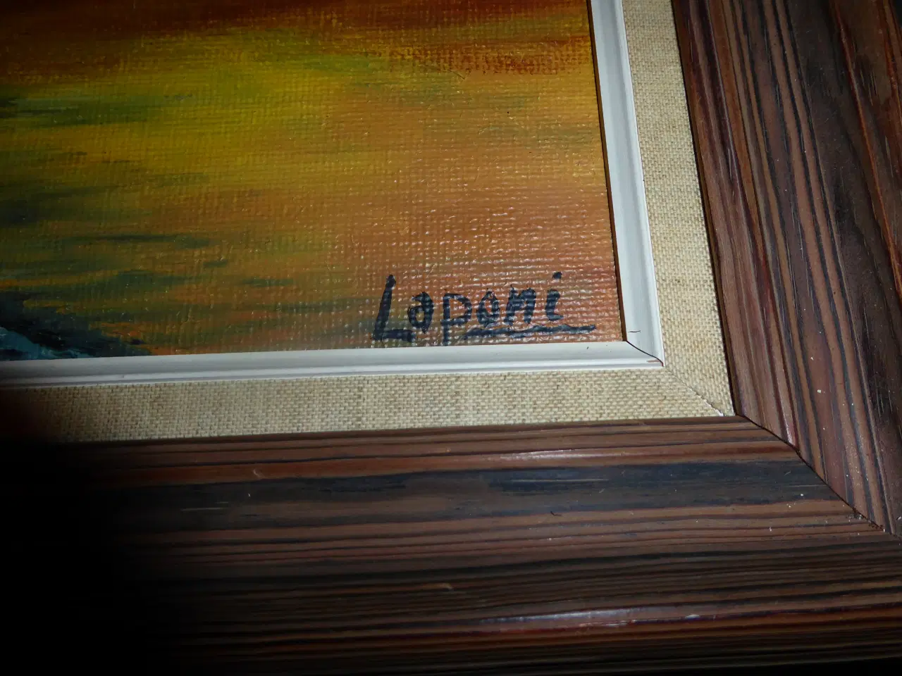 Billede 4 - 2 Flotte Oliemaleri på Lærred