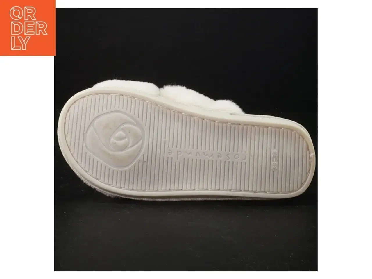 Billede 2 - Hvide plyssandaler fra Rosemunde (str. 38 til 39)