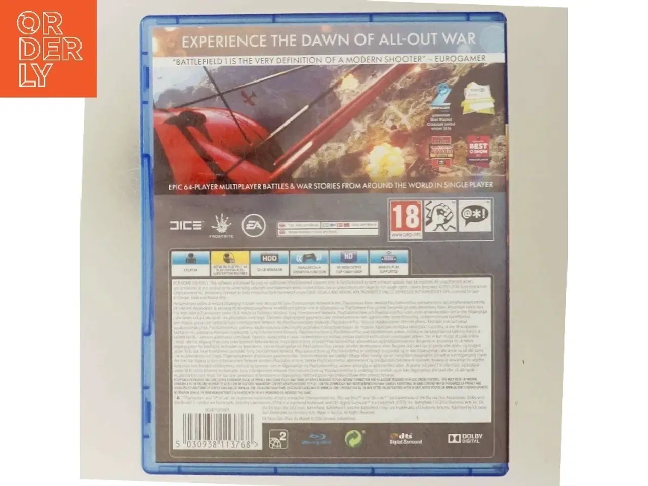 Billede 3 - PS4 spil 'Battlefield 1' fra Electronic Arts